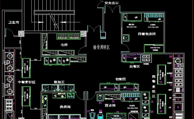 商用廚房設(shè)計圖