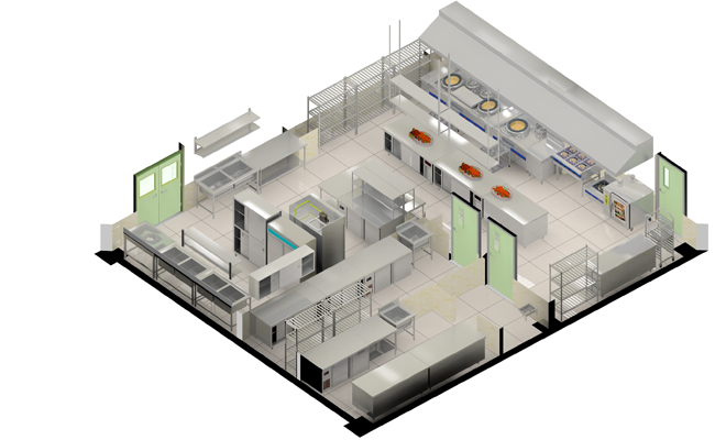 成都廚房設(shè)備公司設(shè)計圖片