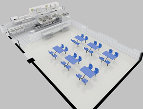 整體廚房設備供應商告訴你連鎖餐飲店都有哪些廚房設備